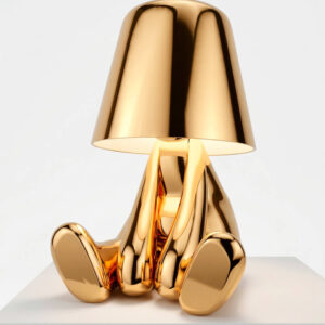 Thinker Statue Desk Lamp - Upright