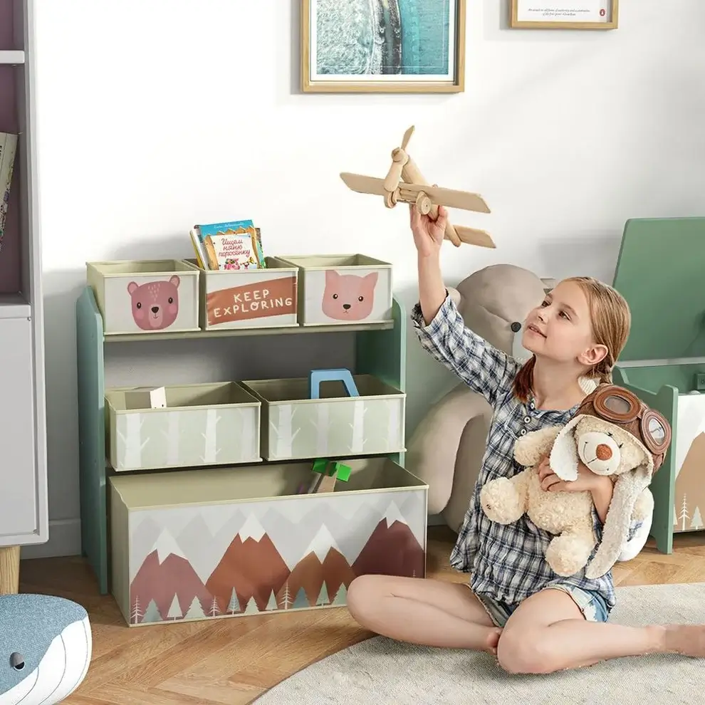 6 box kids toy storage discount