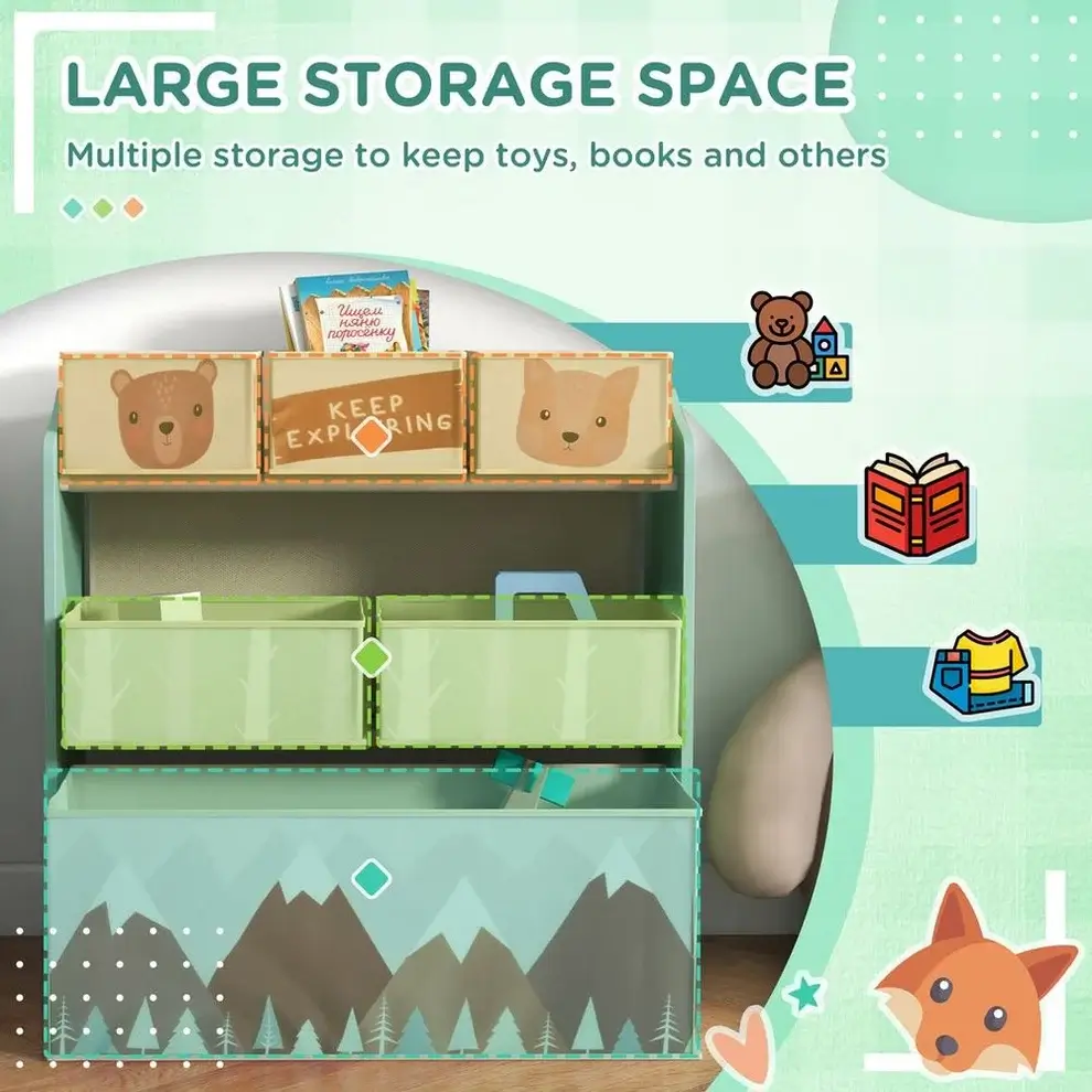 6 box kids toy storage if you review