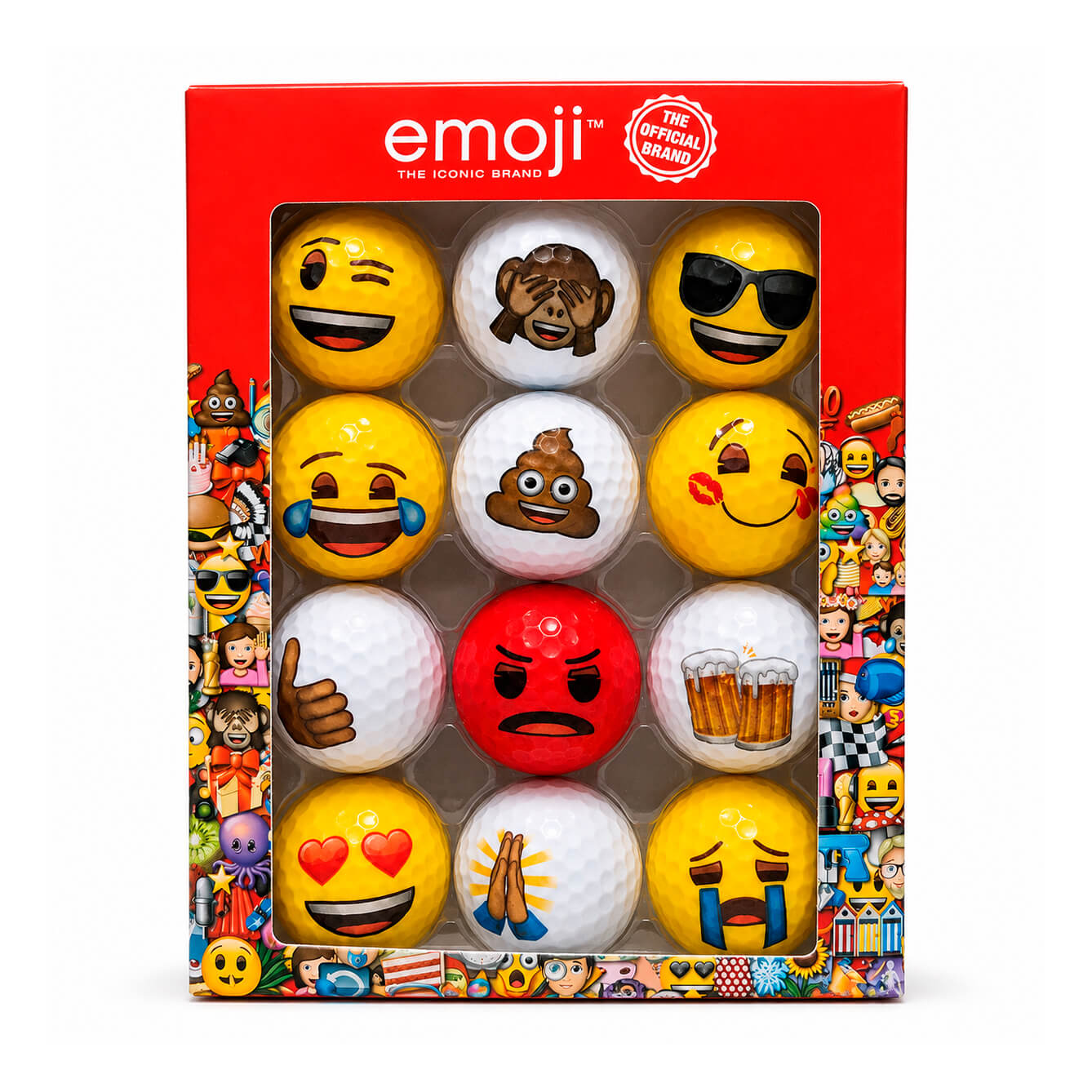 Emoji™ Golf Balls 12 Pack Novelty Gift Set