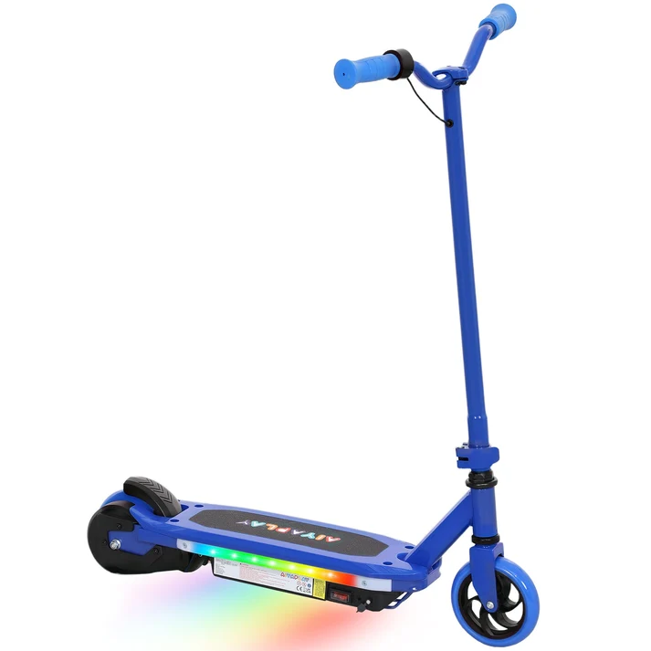 Kids Electric Scooter with Colourful LED Light Bar