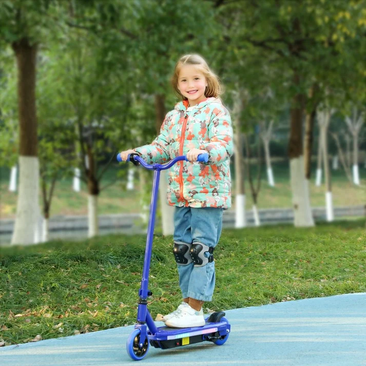 Kids Electric Scooter with Colourful LED Light Bar Sale