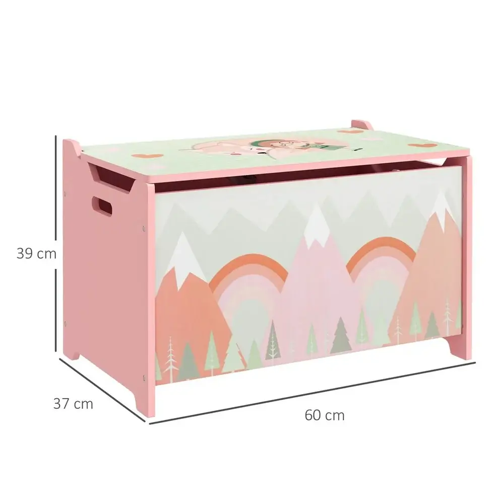 Kids pink toy chest low price