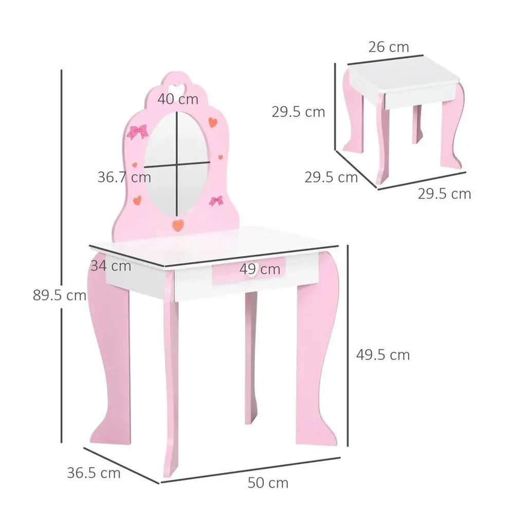 Kids vanity set discount