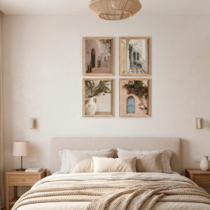 Mediterranean Escape | 4-Piece Gallery Wall Art Set
