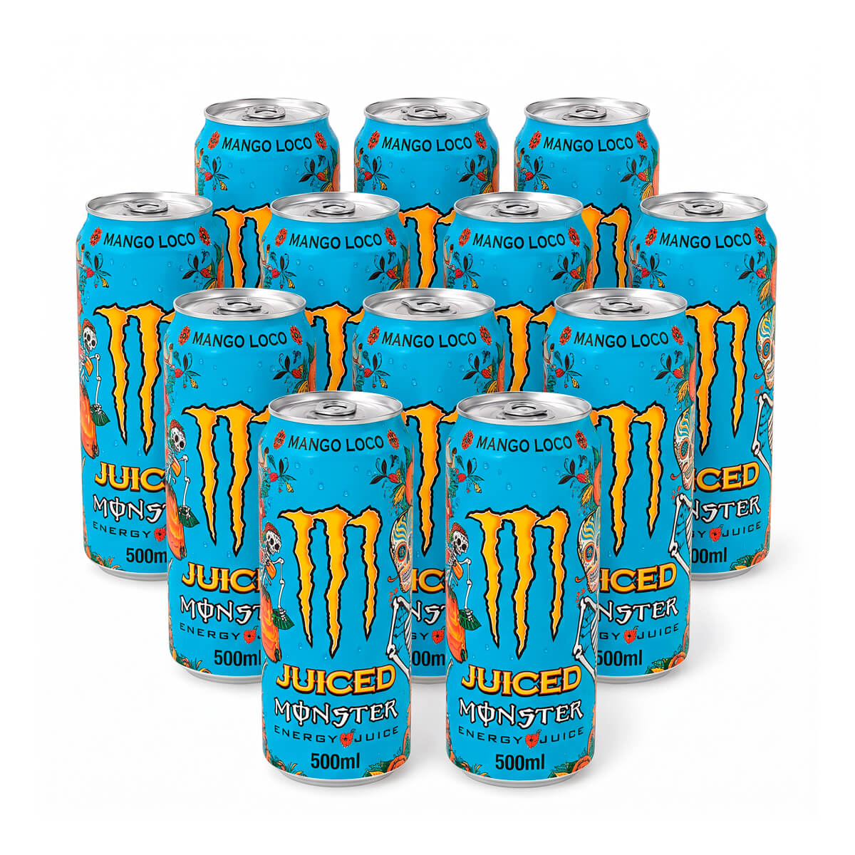 Monster Energy Juiced Mango Loco 12 x 500ml Bulk Pack