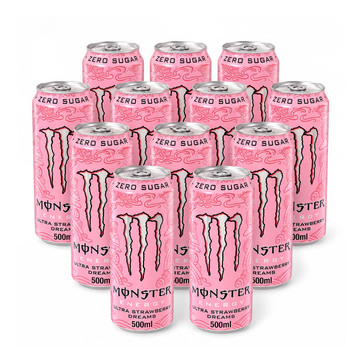 Monster Energy Ultra Strawberry Dreams 12 x 500ml Bulk Pack