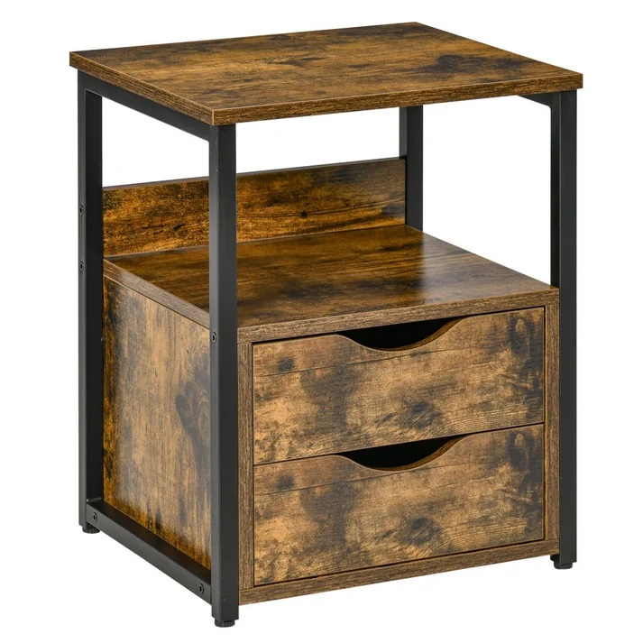 Rustic Brown Side Table Sale